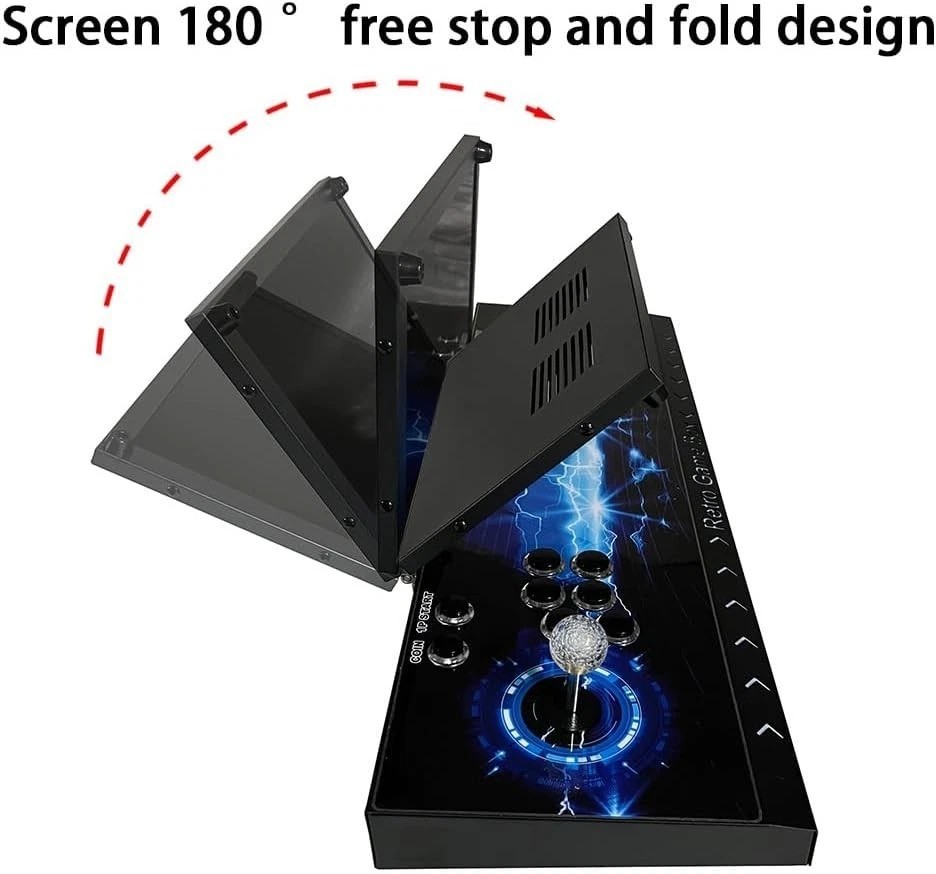 35000 in 1 Portable Arcade Game Console 14-inch HD Screen Dual Players Pandor…