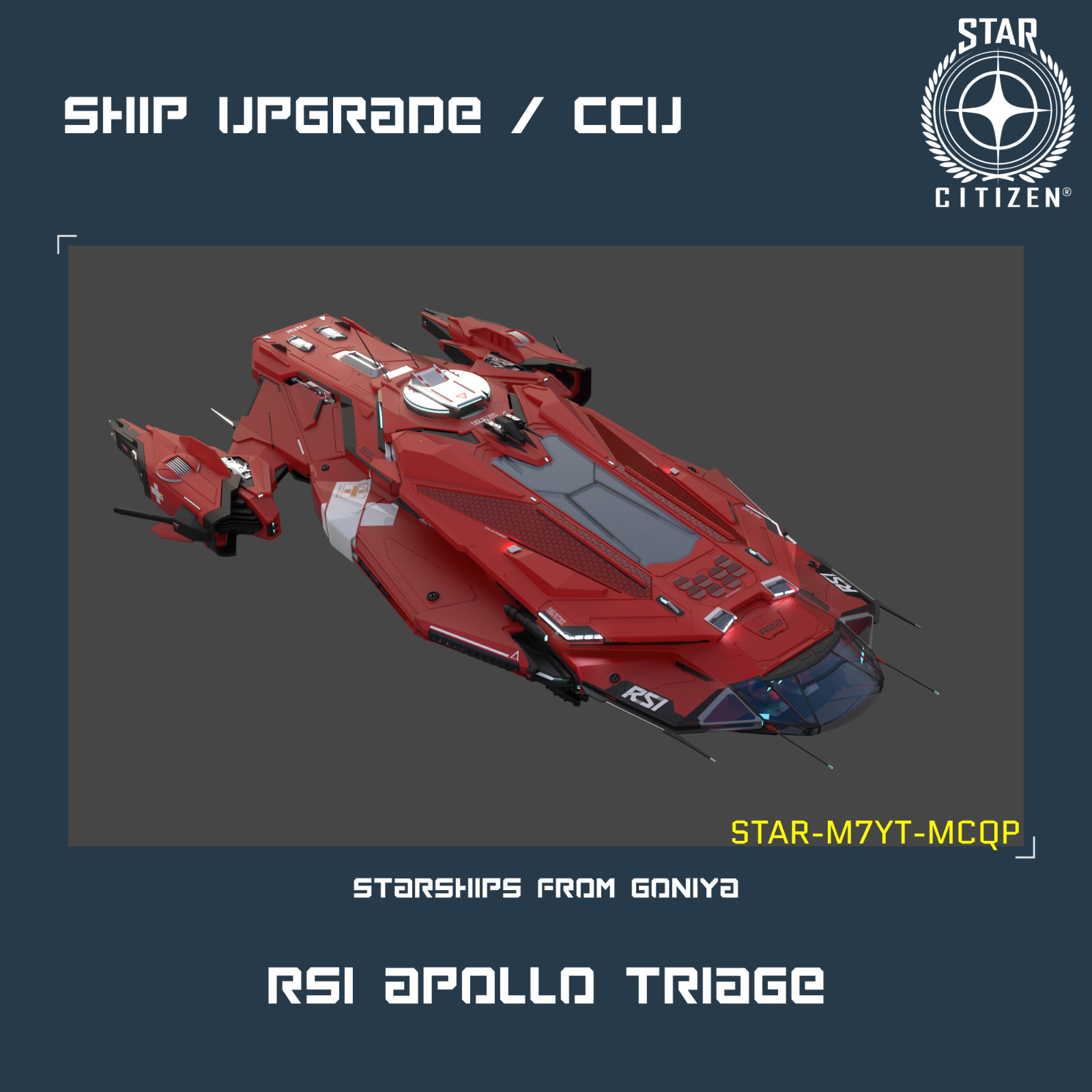 STAR CITIZEN – RSI APOLLO TRIAGE UPGRADE – (CCU)