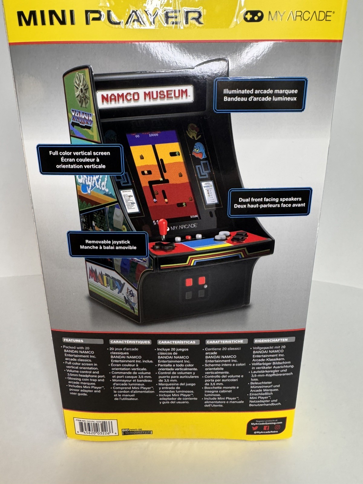 My Arcade Namco Museum Mini Player 10″ Retro Arcade Machine DGUNL-3226 NEW