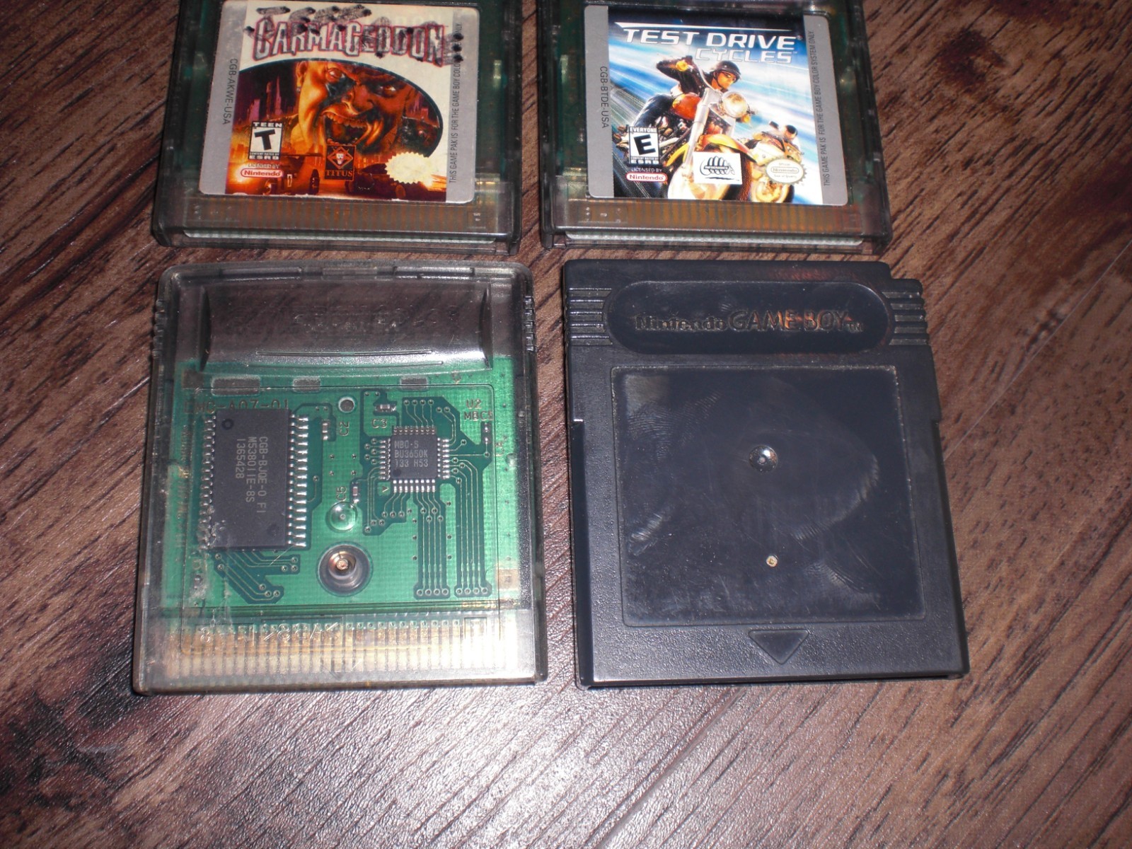 Pac-Man Special Edition JS Dino Carmageddon Test Drive Cycles Nintendo Game Boy