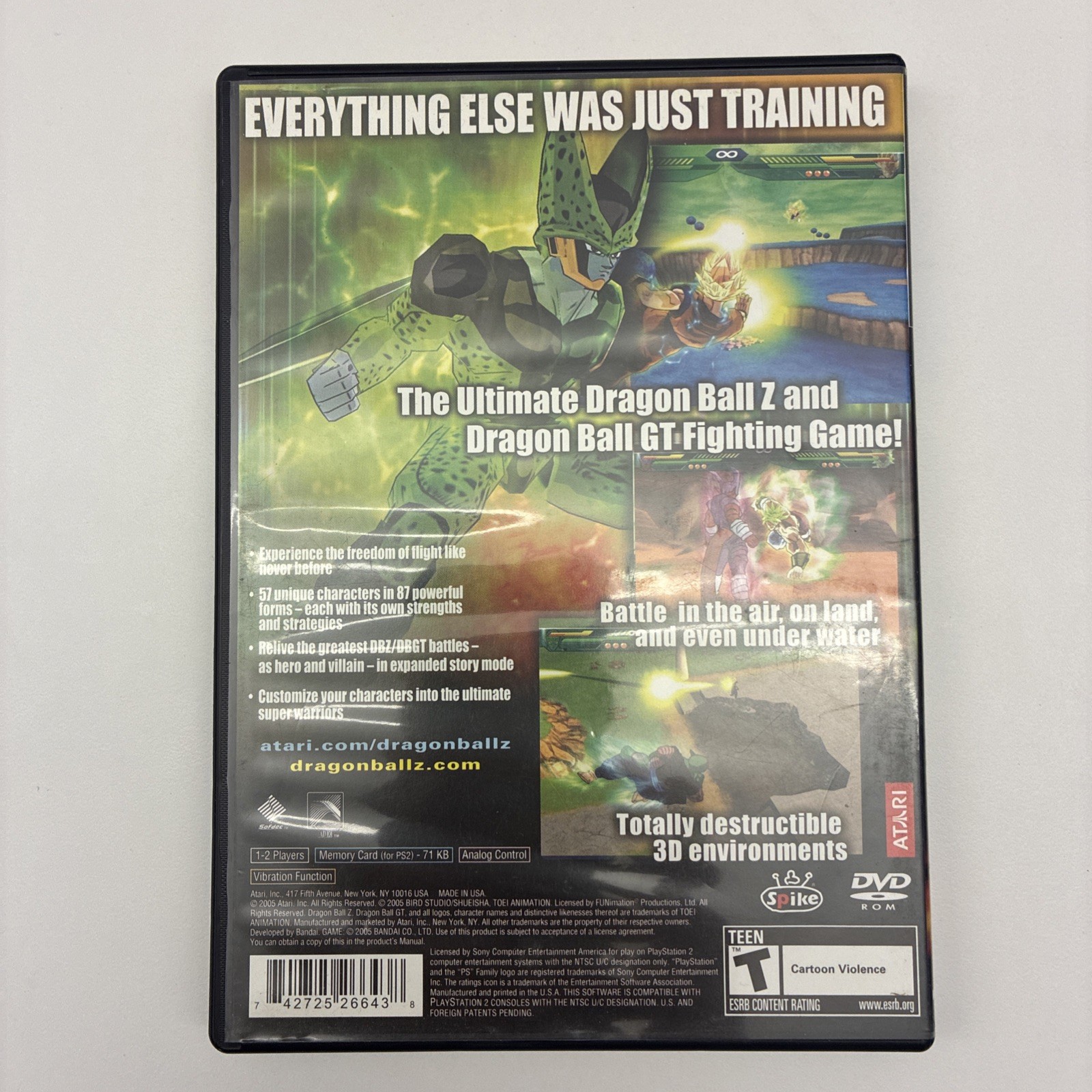 Dragon Ball Z Budokai Tenkaichi – (PS2) Playstation 2-In Box with manual