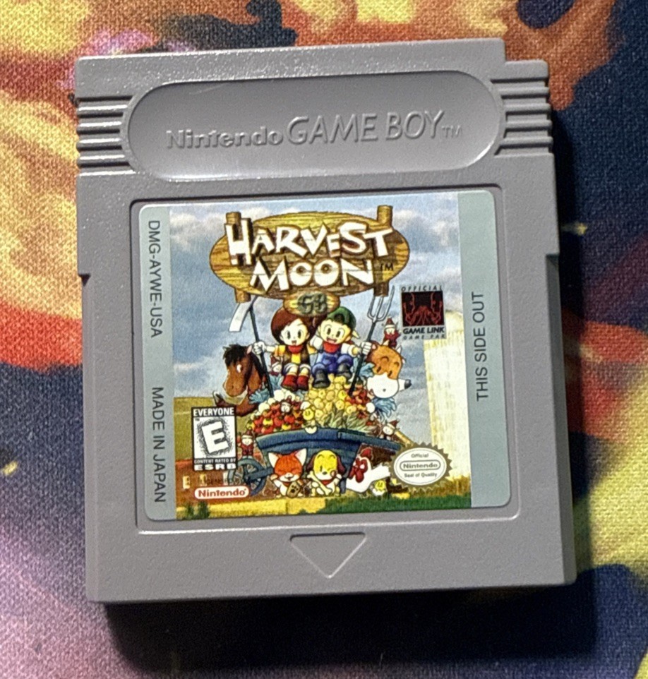 Harvest Moon 1 GB Natsume Nintendo Gameboy Original . Authentic.