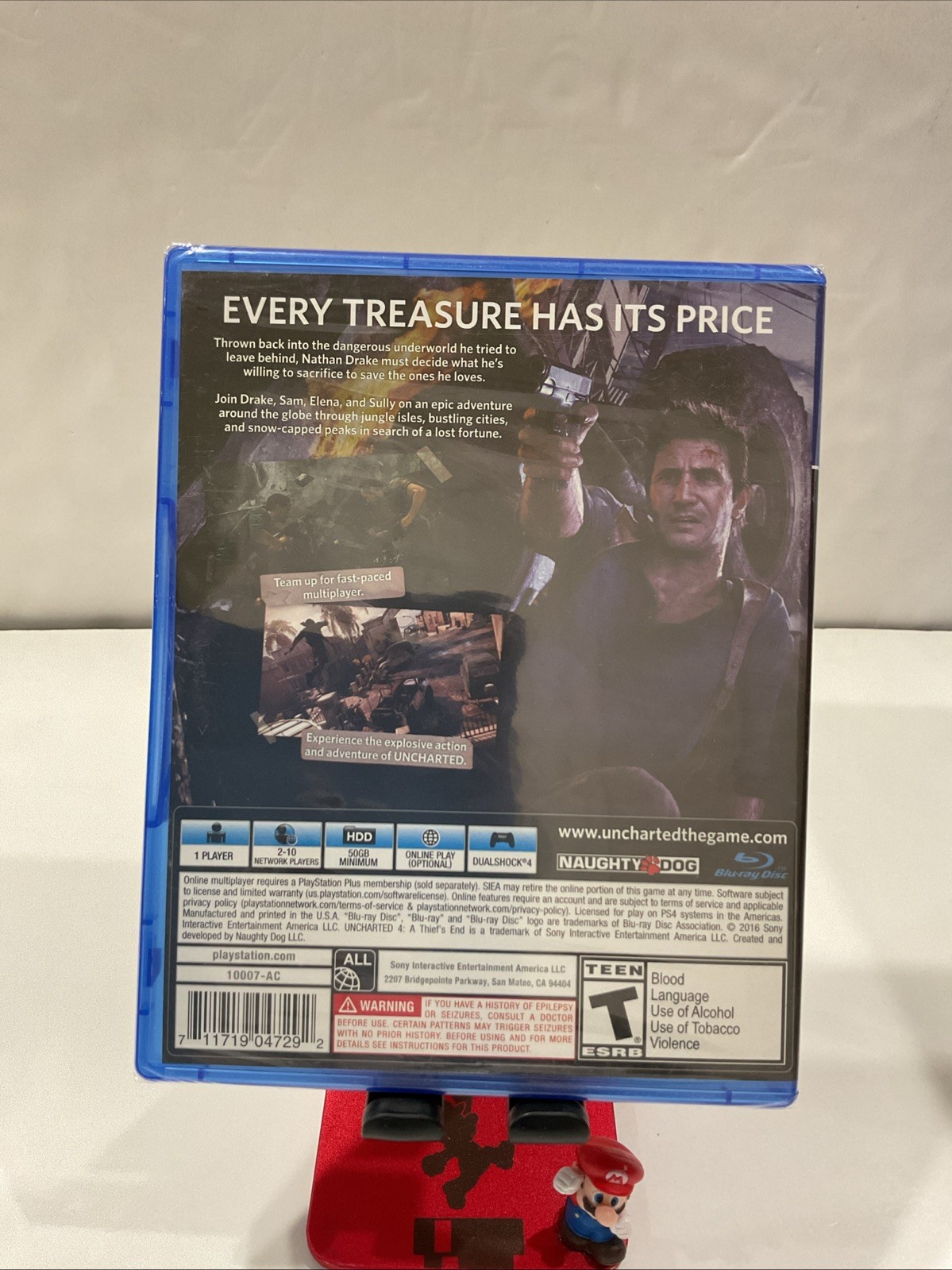 Uncharted 4: A Thief’s End (Sony PS4, 2016) Brand New Sealed