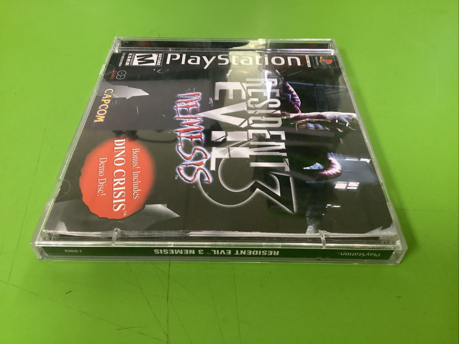 Resident Evil 3: Nemesis (PlayStation 1, 1999) CIB Manual Reg card Tested A