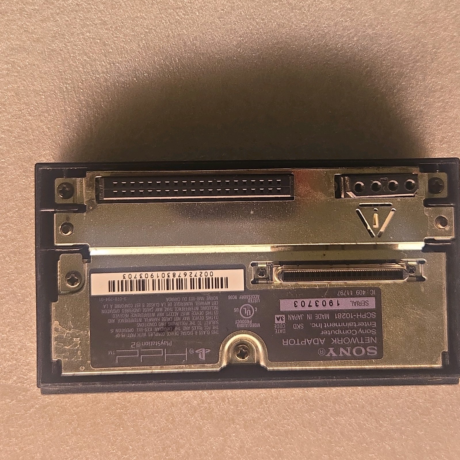 OEM Original Sony PS2 HDD Network Adapter SCPH-10281 PlayStation2 FREE SHIPPING