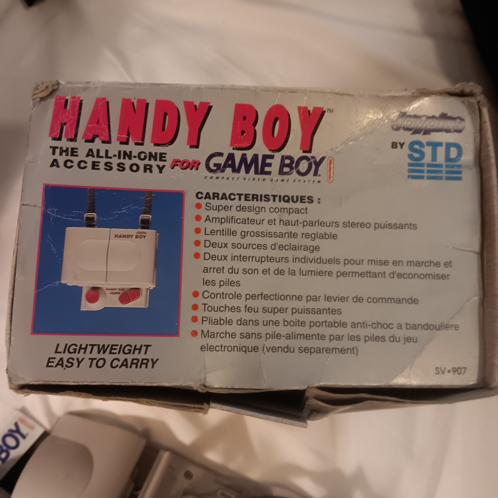 Vintage 1994 Nintendo Gameboy Handy Boy SV-907 – EMPTY BOX – original
