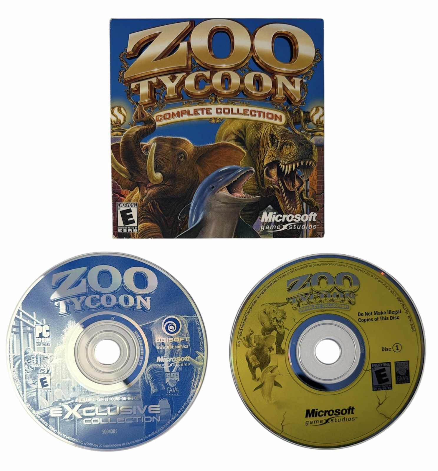 Zoo Tycoon Complete Collection PC Game 2009 2 Discs