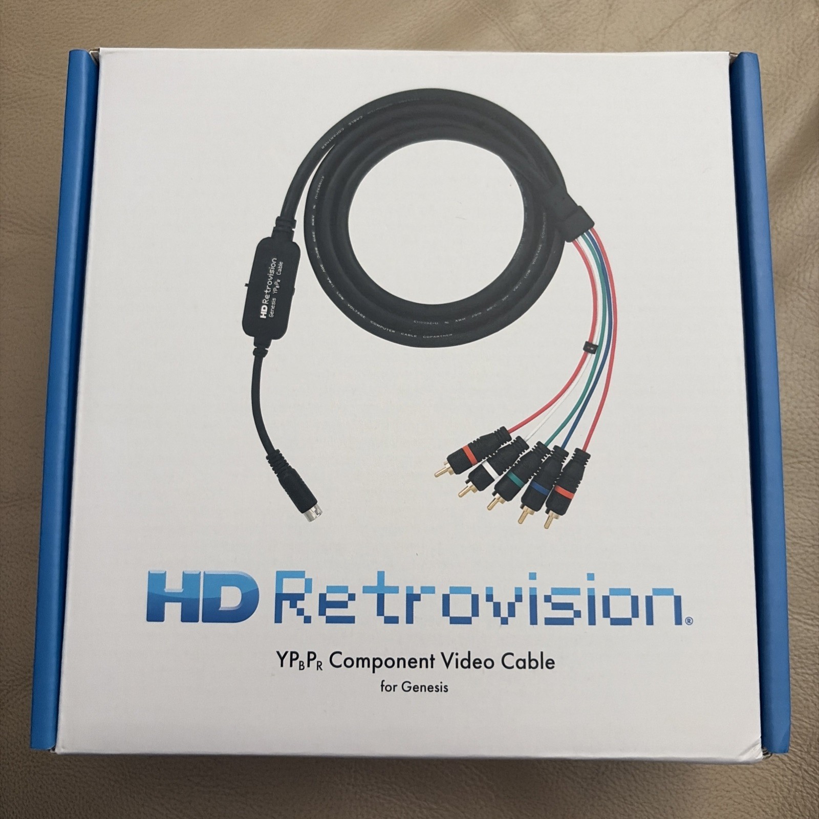 HD Retrovision PlayStation 2/3 Premium YPbPr Component Video Cable Genesis