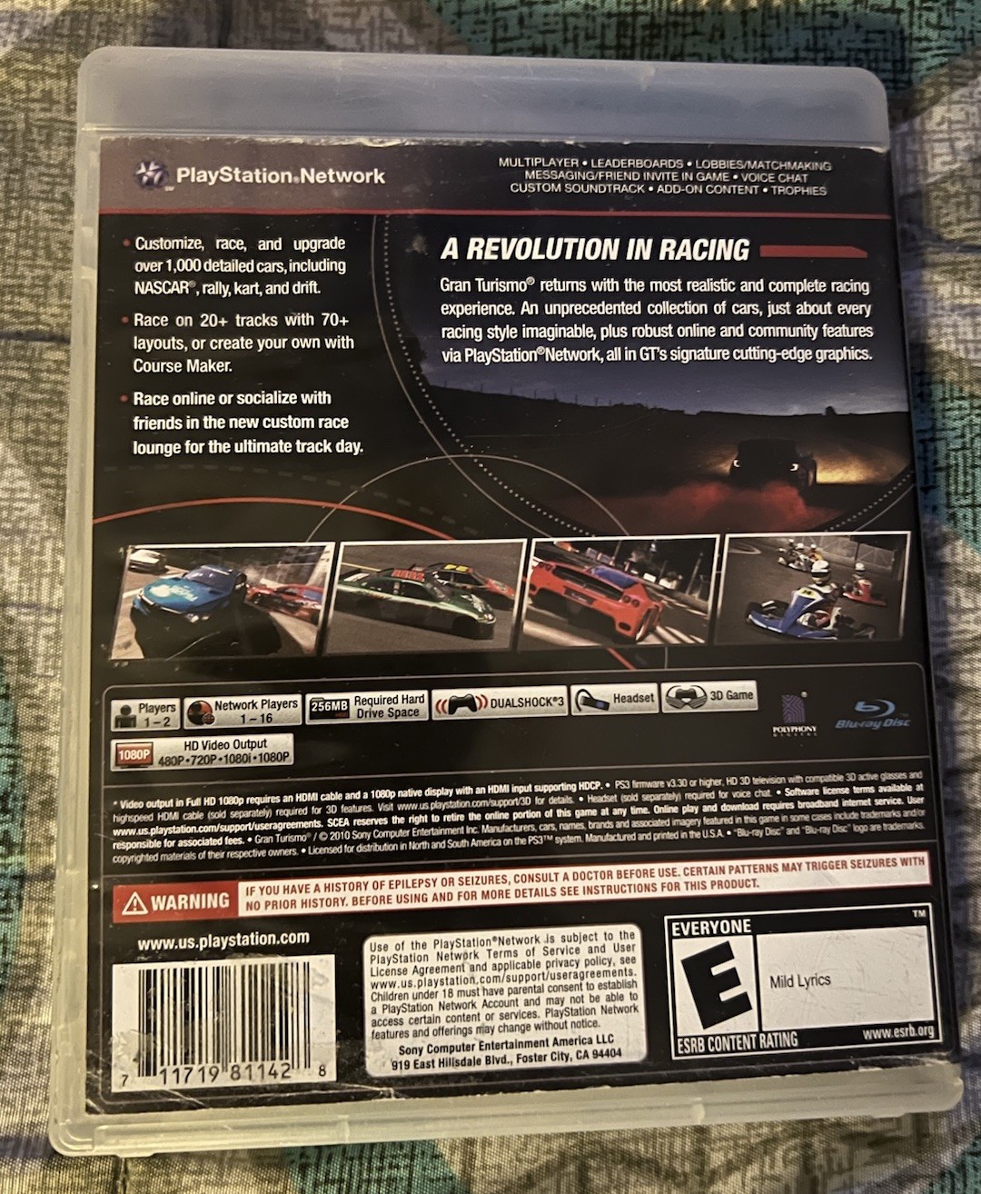 Gran Turismo 5 (Sony PlayStation 3 2010) PS3 CIB Complete Tested Fast Shipping!!
