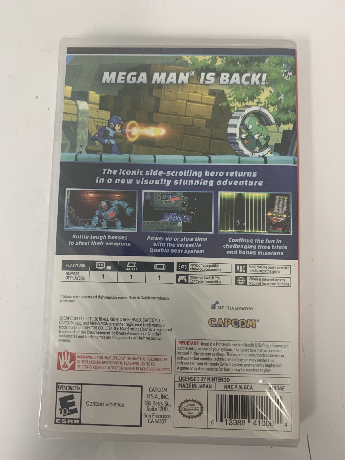 Mega Man 11 (Nintendo Switch, 2018) & (3) Other Games-(4) Game Lot-All New