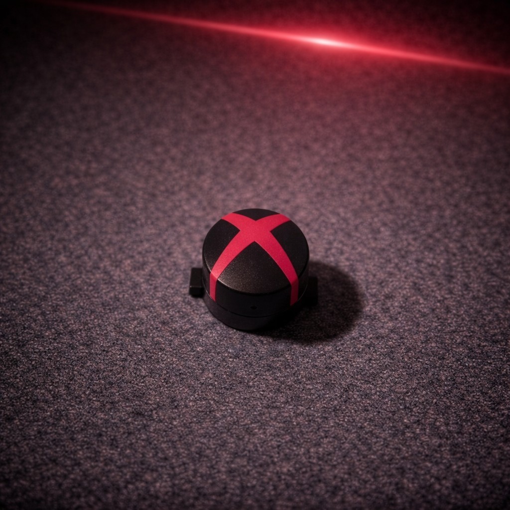 Xbox Series X Home Button Replacement Black / Red Brand New!