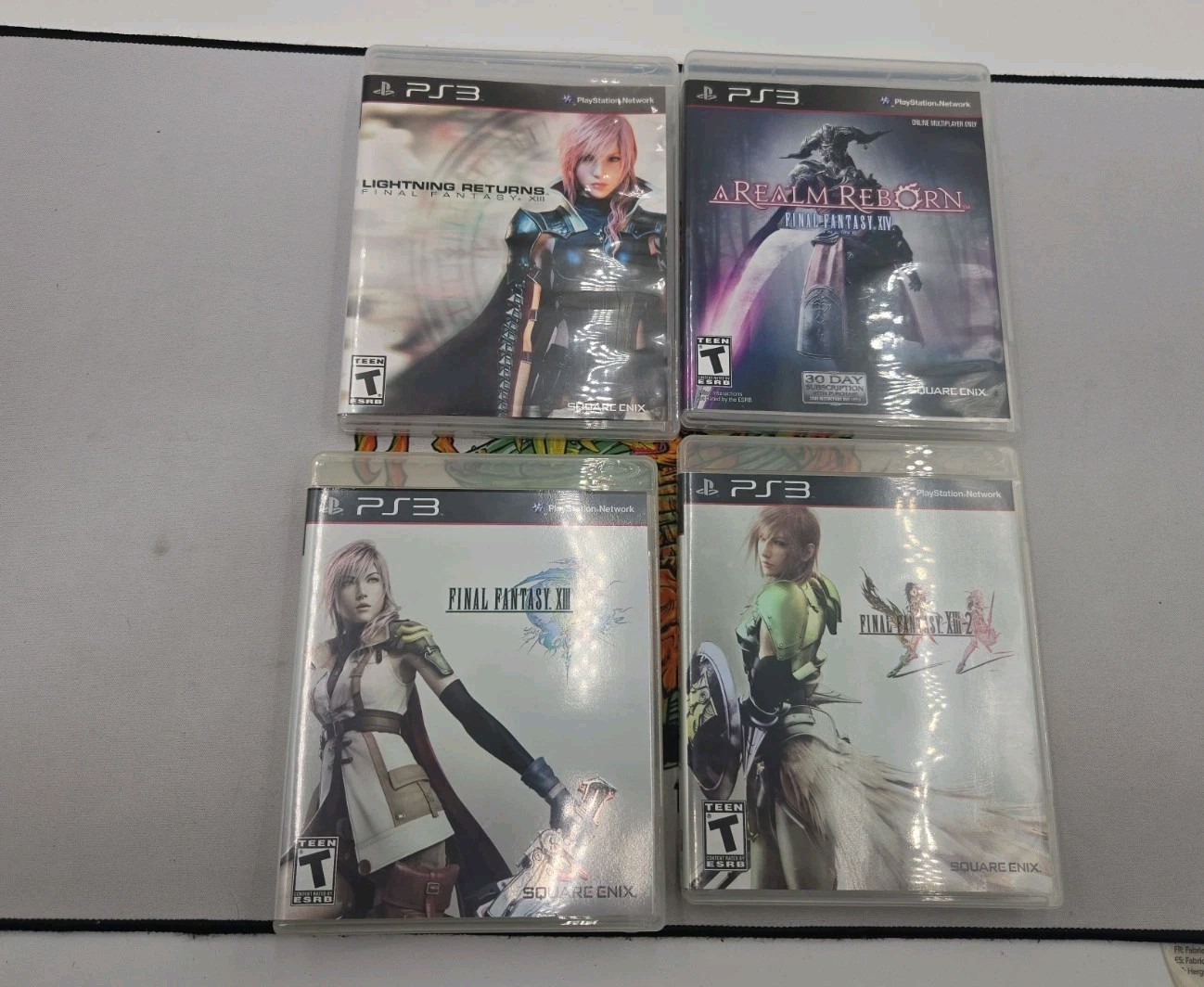 Ps3 Final Fantasy Lot: Final Fantasy XIII (1&2+ LIGHTNING RETURNS) + FF XIV
