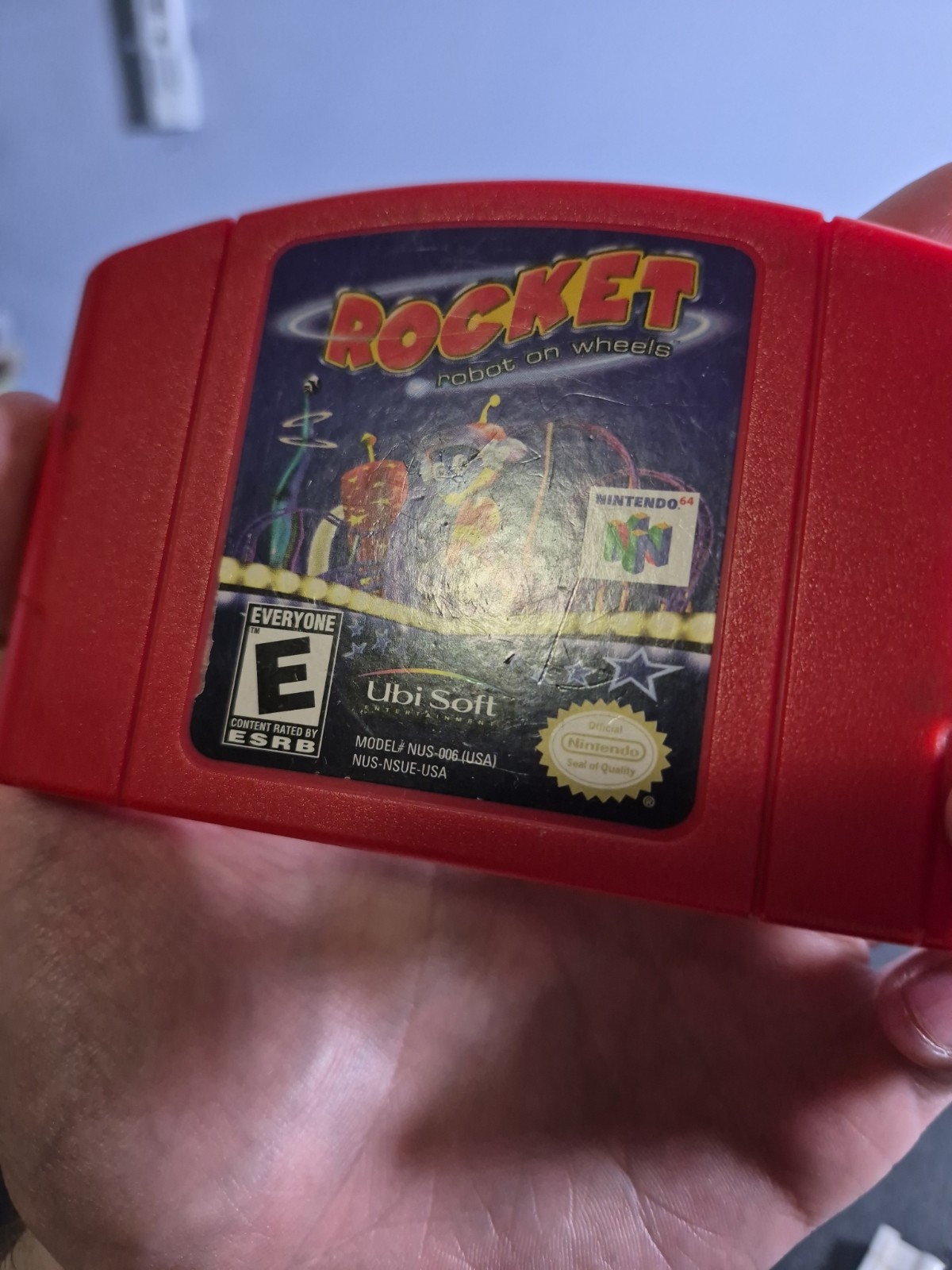 Rocket-Robot On Wheels Game Cartridge for N64 US Version
