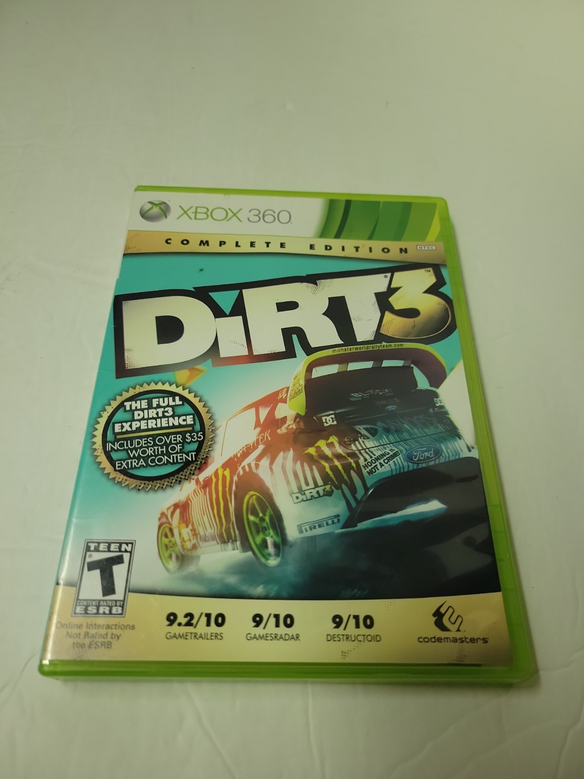 DiRT 3 Complete Edition Xbox 360 Complete W/ Manual CIB Tested