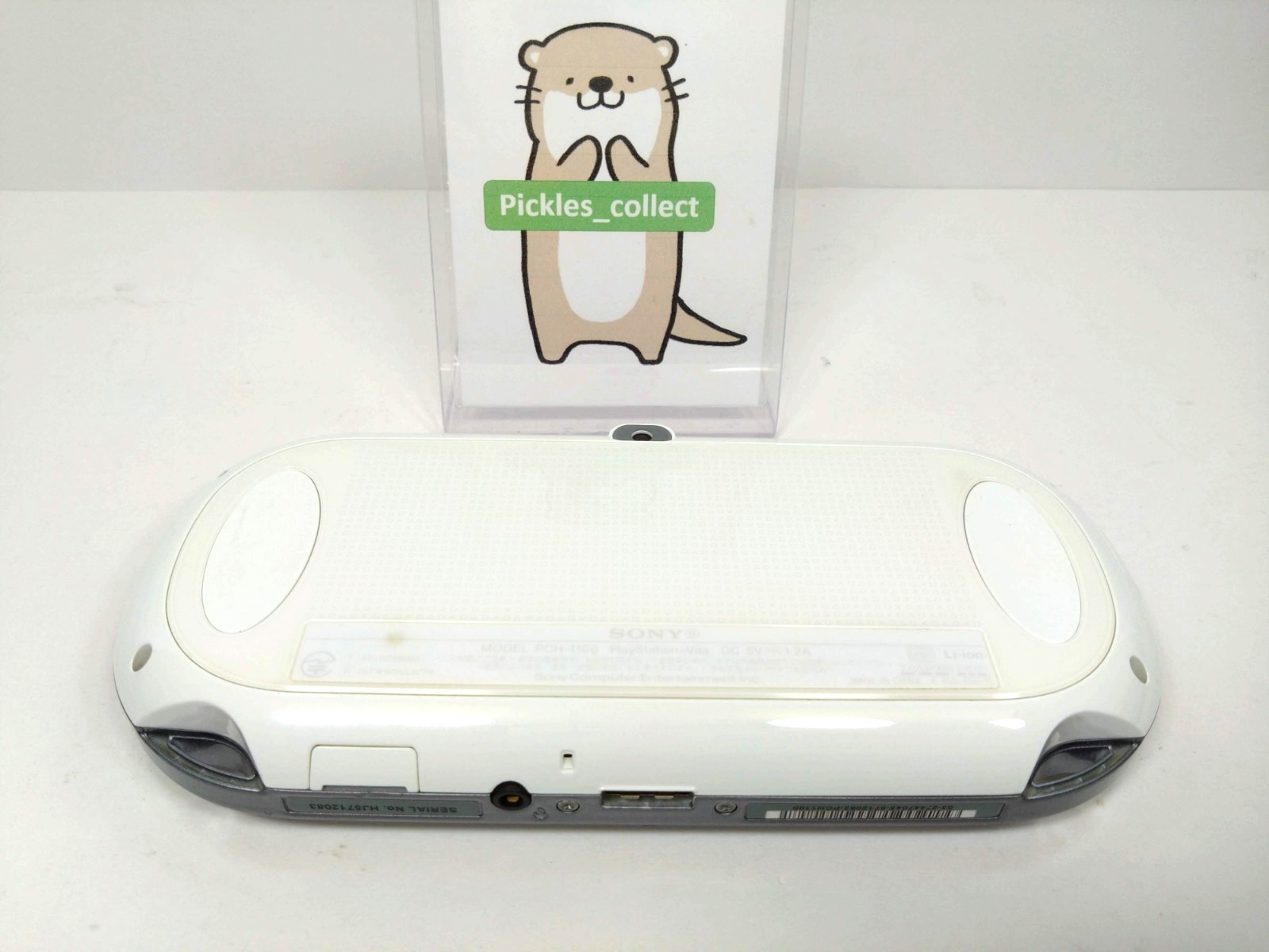 PS Vita Crystal White PCH-1100 Console only Wi-Fi PSV Tested Sony 0606B