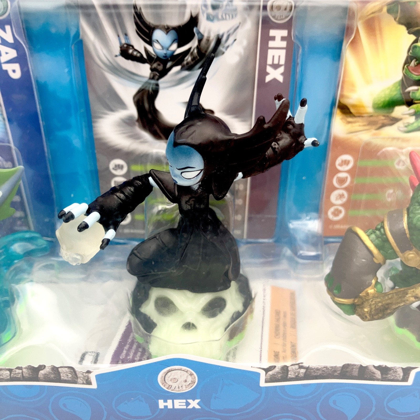 Skylanders Spyros Adventure 3 Pack Zap Hex Dino-Rang Figures NEW