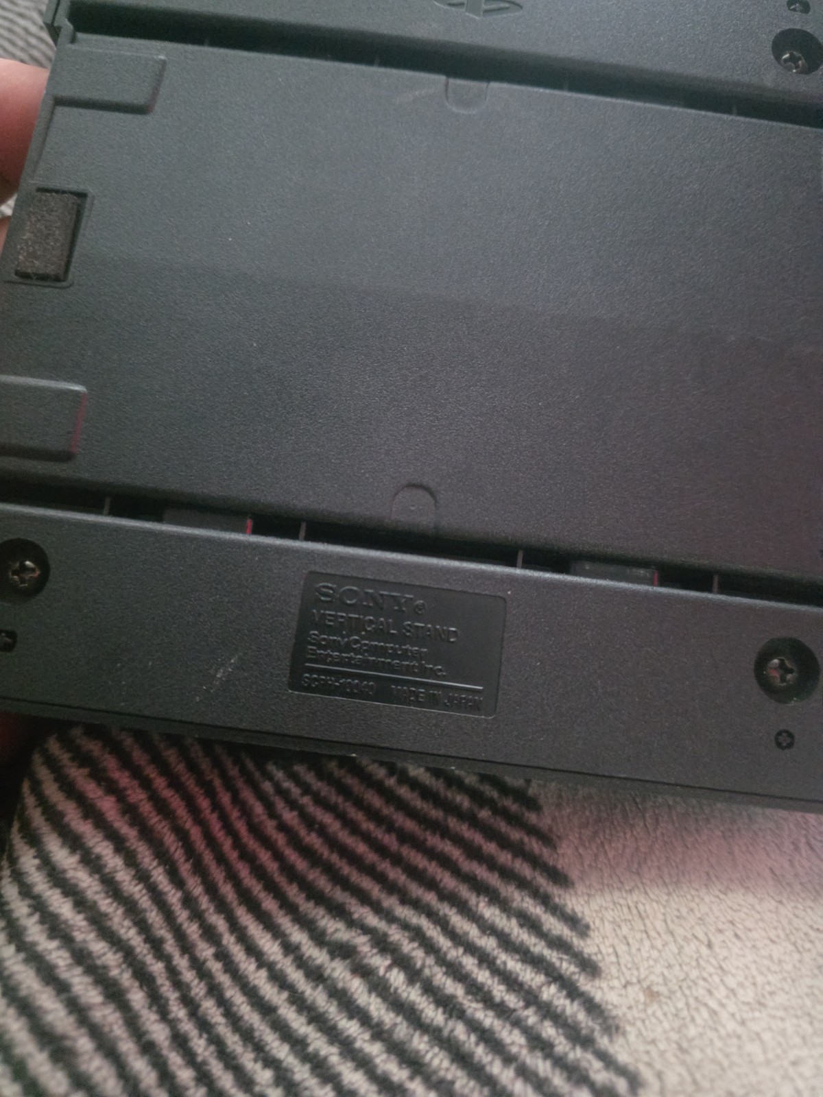 Sony OEM PlayStation 2 FAT Vertical Console Stand SCPH-10040 Blue Black