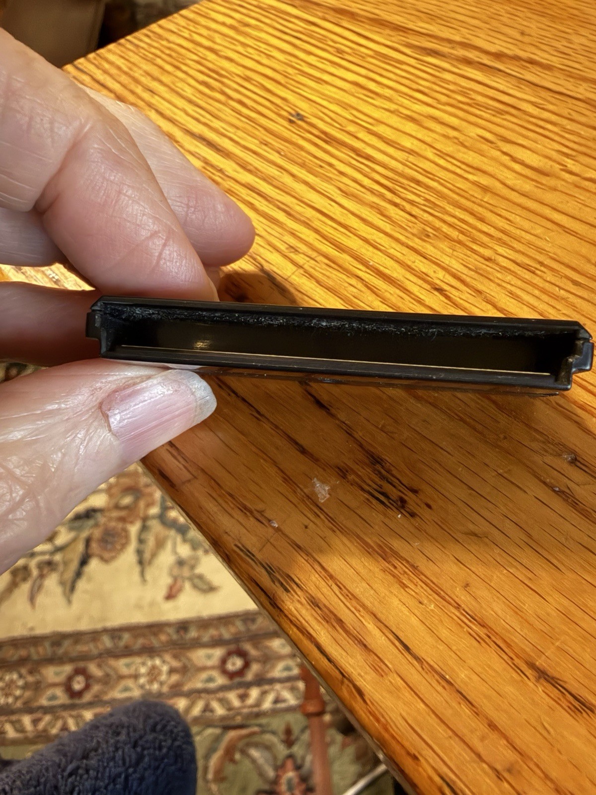 Nintendo DS Lite Dust Cover Slot 2 USG-005 Onyx Glossy Black Game Boy Advance