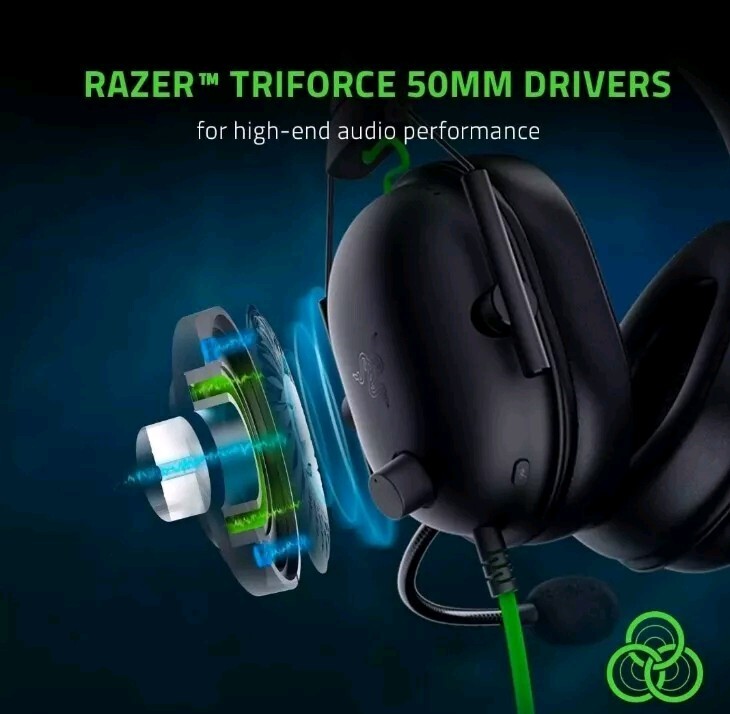 Razer Blackshark V2 X Black Multi Platform Wired Gaming Headset