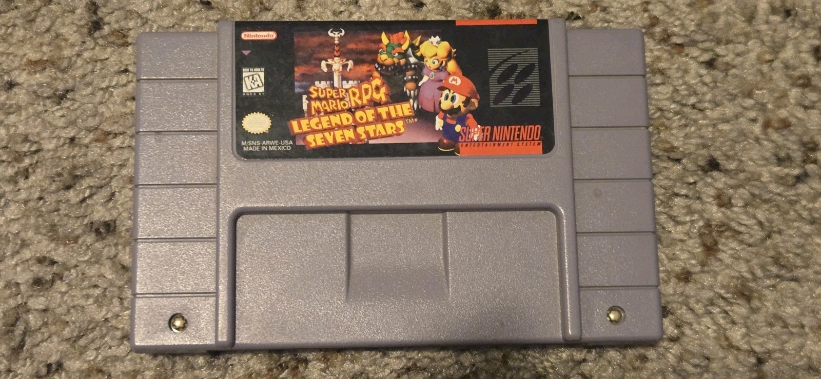 Super Mario RPG: Legend of the Seven Stars (Super Nintendo SNES)