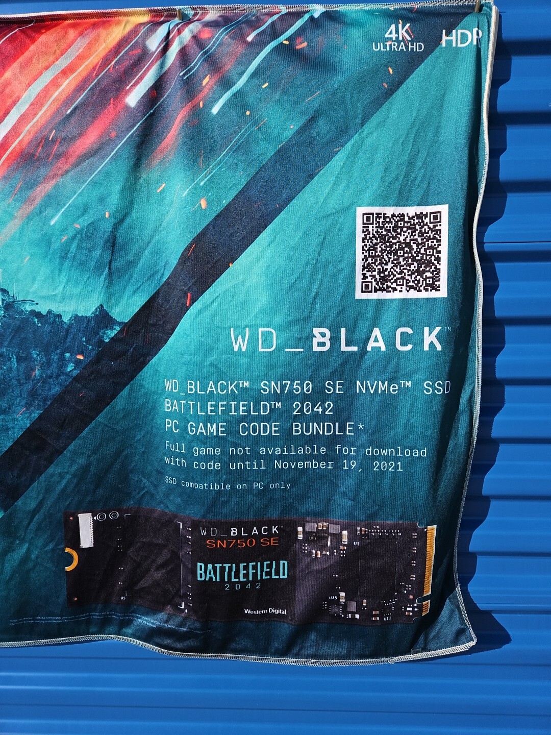 Battlefield 2042 XBOX Series X/S Video Game Advertising Art Tapestry 47″ X 33″