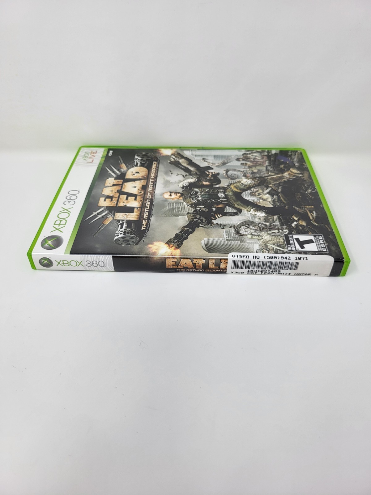 Eat Lead: The Return of Matt Hazard (Xbox 360) Rare – NO Manual – FREE SHIP!