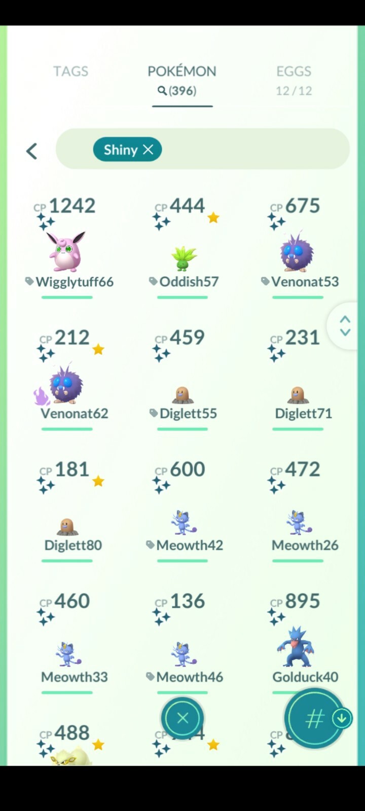 Regionals and some rare shinys price varies depending on the pokemon selected.