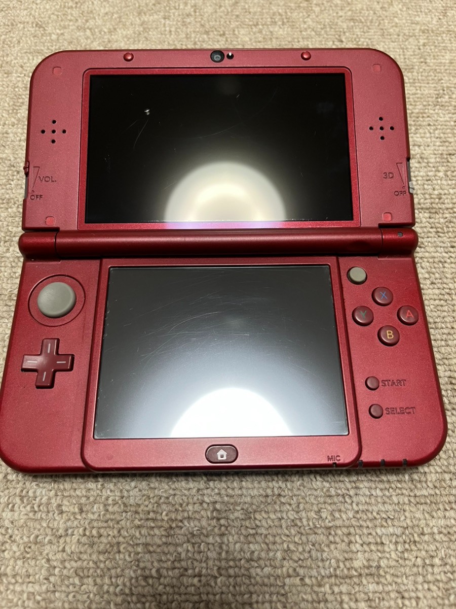 New 3DS LL XL Metalic red Japan Nintendo Console region Japanese B10