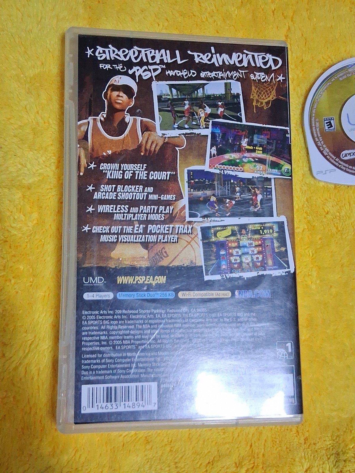 NBA Street Showdown Sony PSP Game EA Sports BIG Complete CIB 2005 014633148947