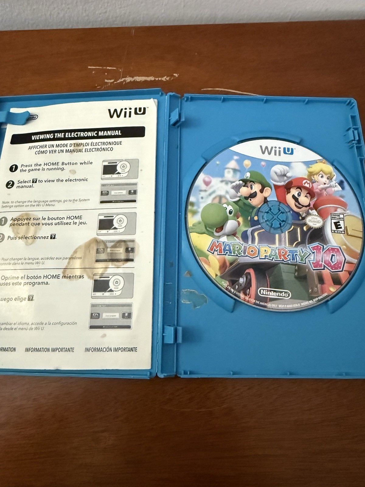 Mario Party 10 (Nintendo Wii U, 2015) CIB Complete In Box Tested Working