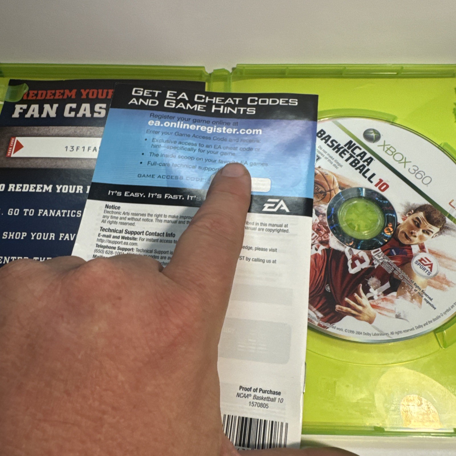 NCAA Basketball 10 Microsoft Xbox 360 CIB Complete – Blake Griffin