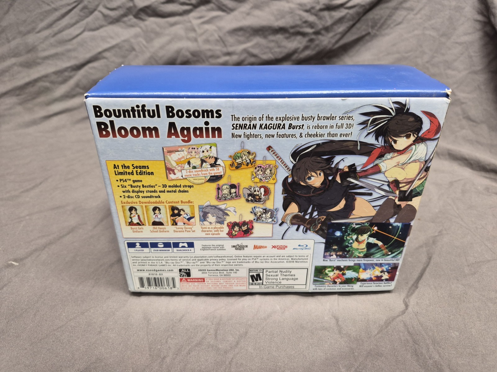 Senran Kagura Burst Re:Newal – At the Seames Limited Edition NO GAME. Song PS4