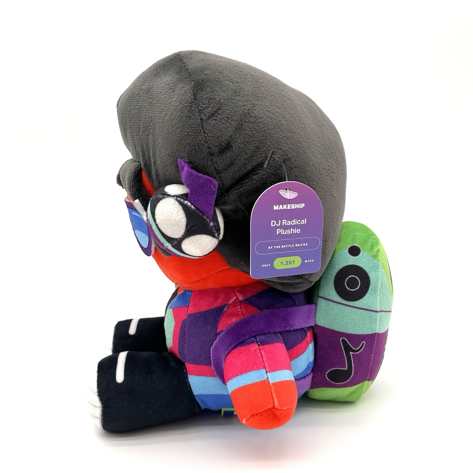 Makeship DJ Radical Plush The Battle Bricks Game RARE Limited Edition NWT