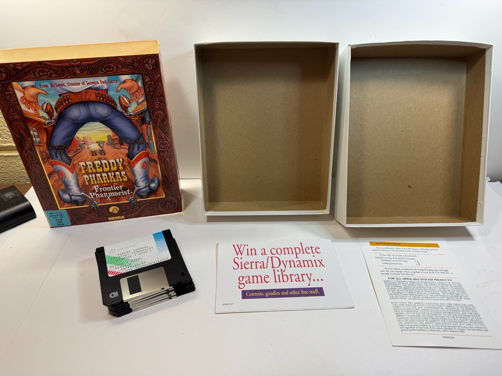 PC BIG BOX Freddy Pharkas: Frontier Pharmacist (PC, 1993) 3.5″ Floppy ver.