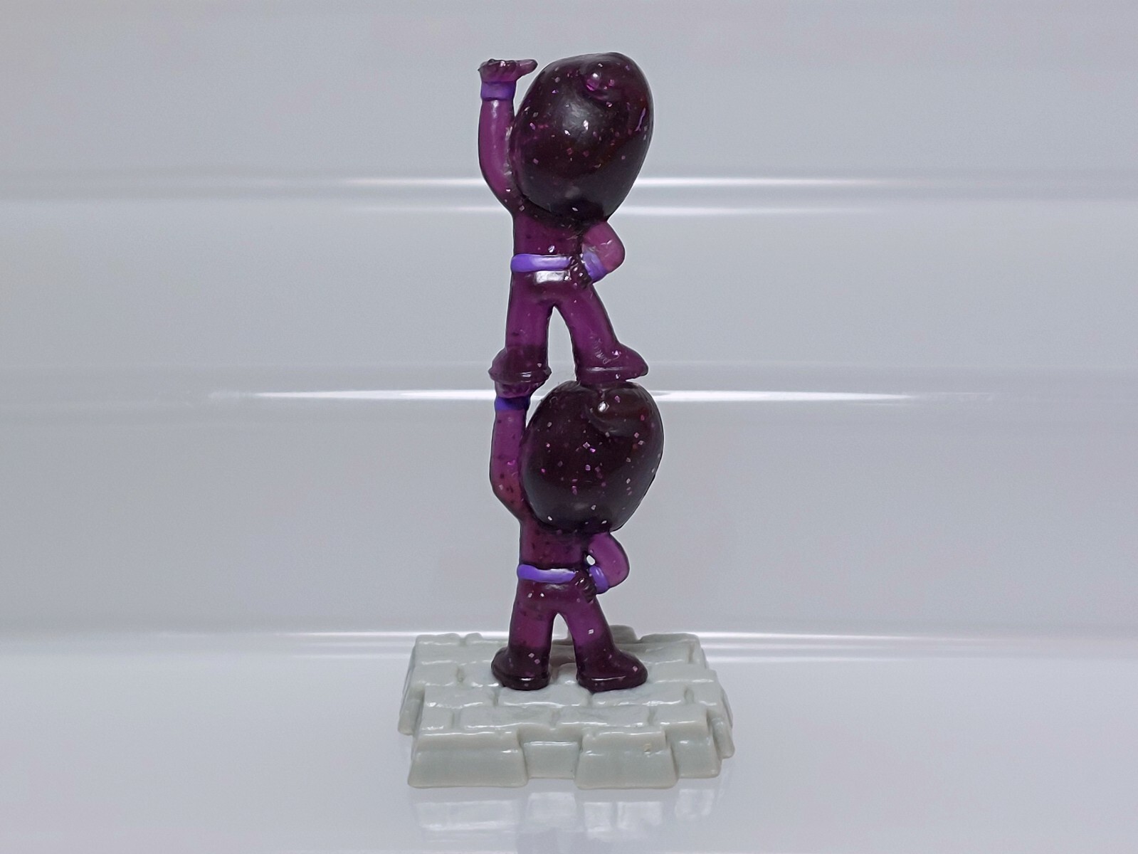 PJ Masks Ninjalino Clear Glitter Figure Frog Box 2.4in