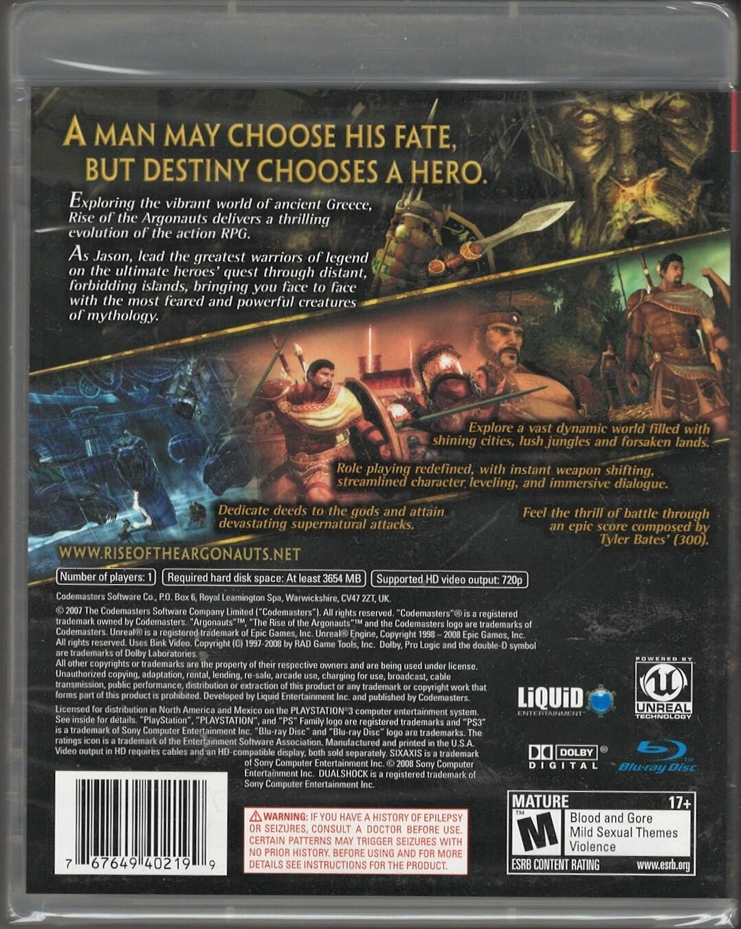 Rise of the Argonauts – PlayStation 3