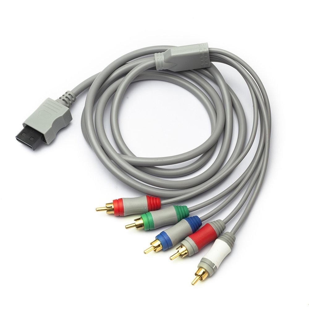 6 Feet Wii Component AV Cable for HDTV/EDTV 5 RCA Video & Audio