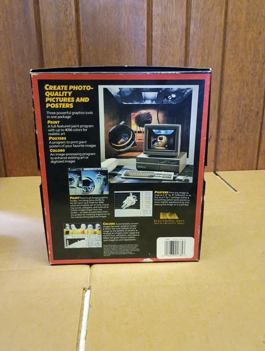 Deluxe PhotoLab Amiga 500 1000 & 2000 Art Software EA Electronic Arts