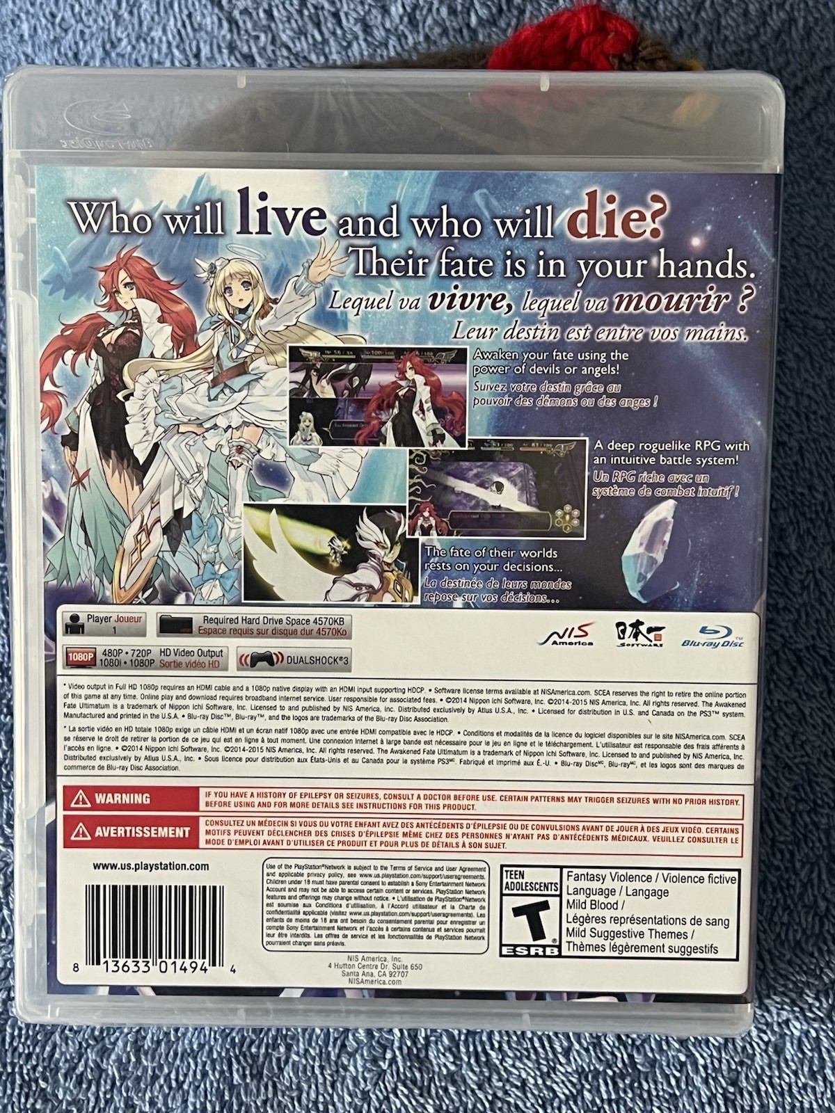 The Awakened Fate Ultimatum – Sony PlayStation 3 (PS3) Brand New