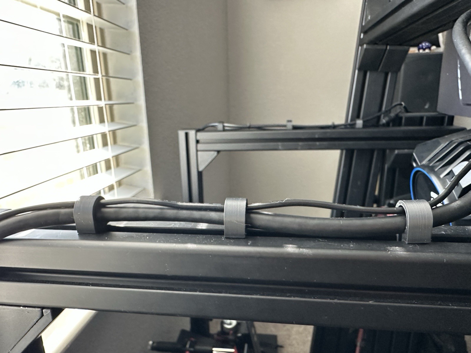Qty 25 Cable/Wire Organizer Clip For Aluminum Profile Racing Sim Rig 3D Printed