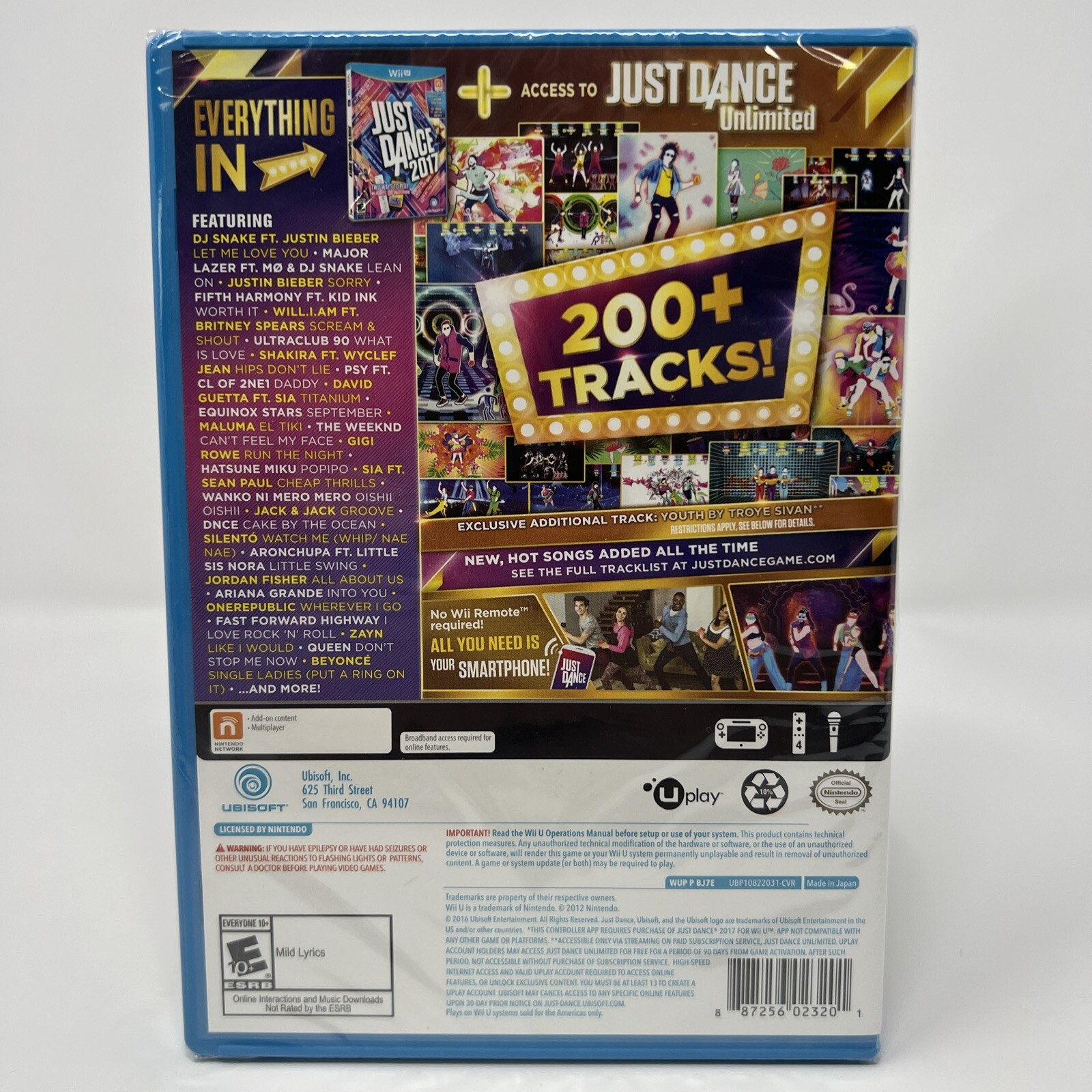Just Dance 2017 Gold Edition – Nintendo Wii-U – Brand New