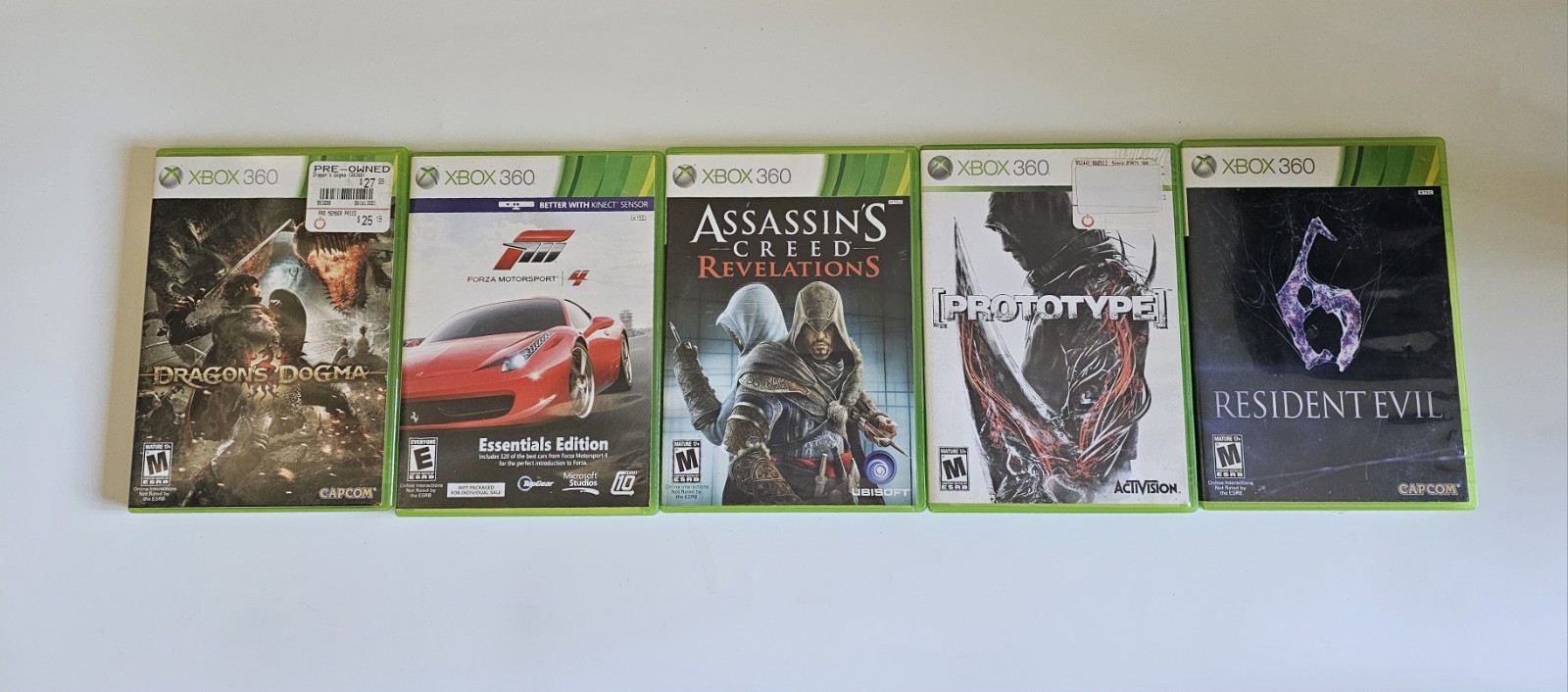 Xbox 360 Lot of Five Games