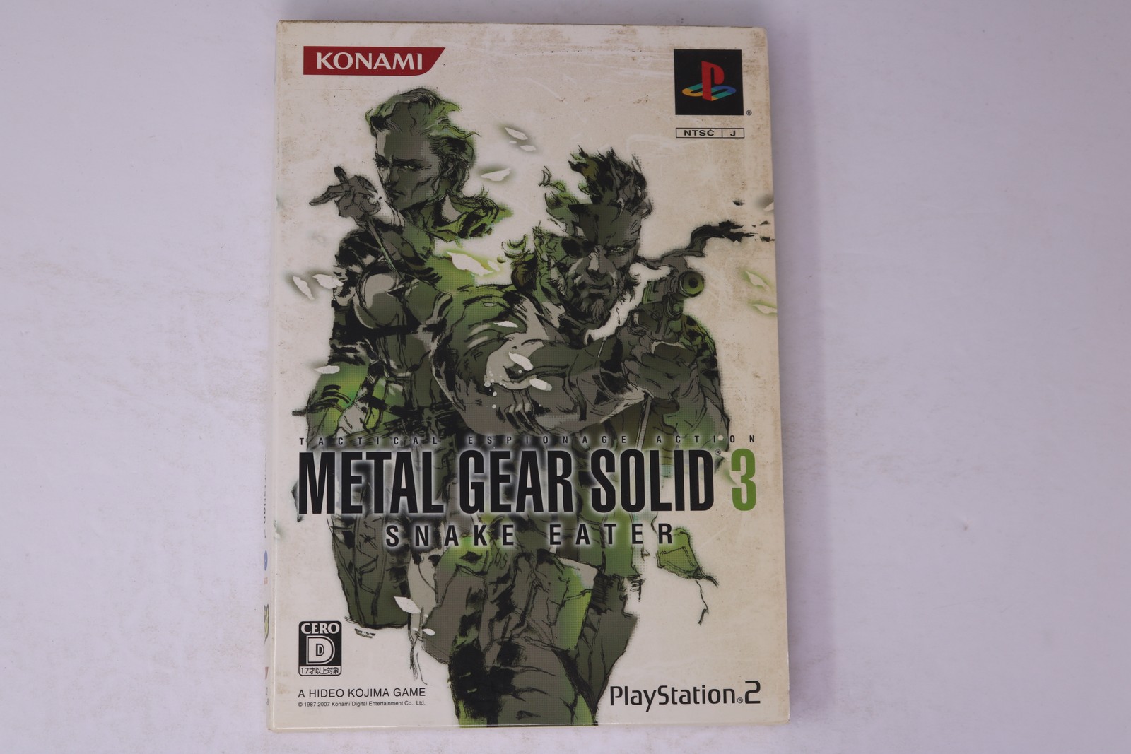 Metal Gear Solid 3 Snake Eater PlayStation 2 PS2 NTSC-J Japan JPN(Region Locked)