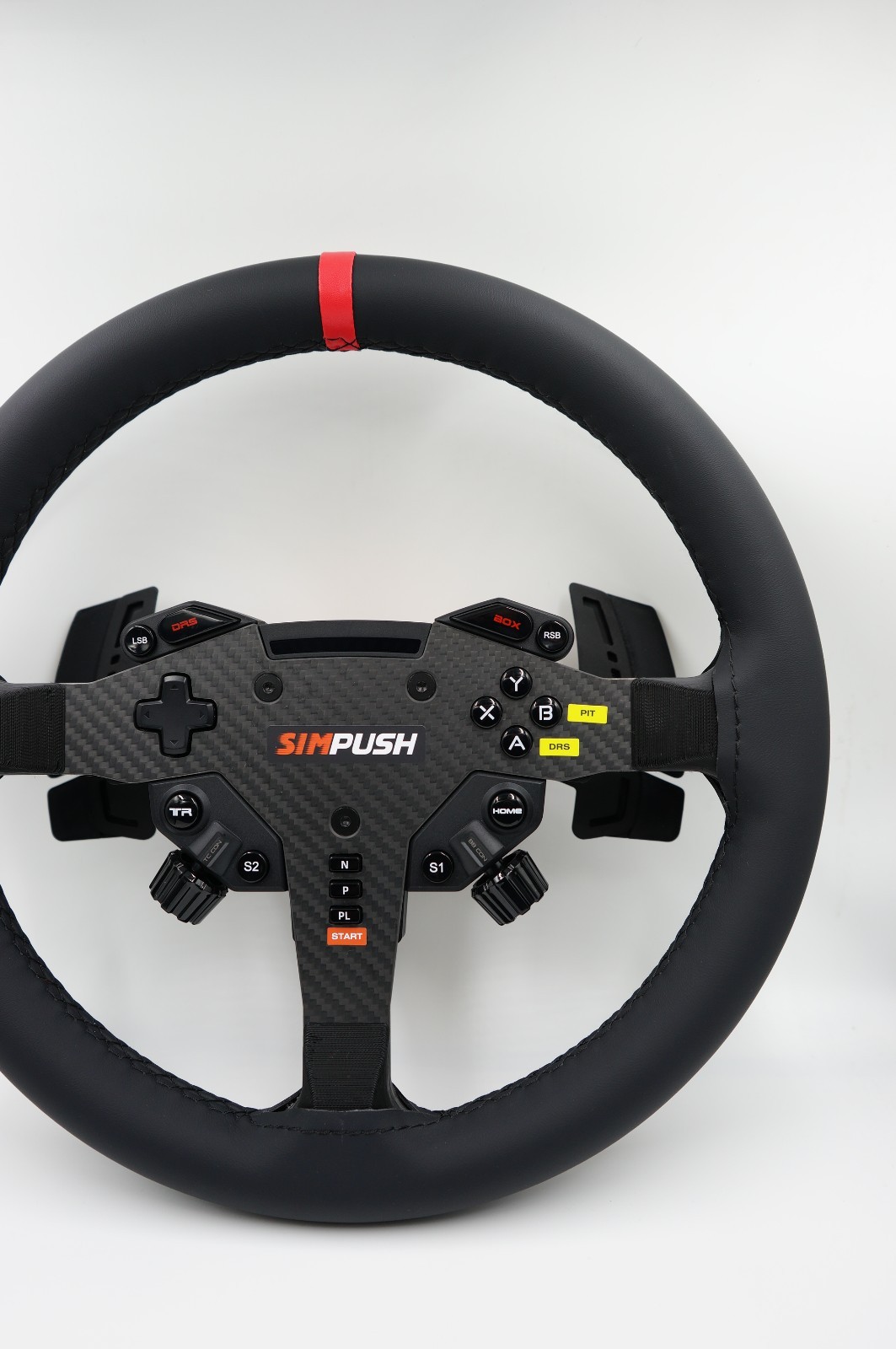 SIMPUSH 13inchs 33cm steering wheel For PXN VD4 Bundle VD6 Bundle WAS Wheel