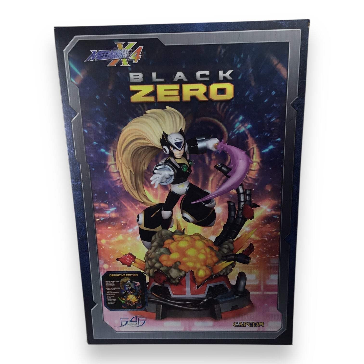 First 4 Figures Mega Man X4 Black Zero Statue Definitive Edition (Capcom Collect