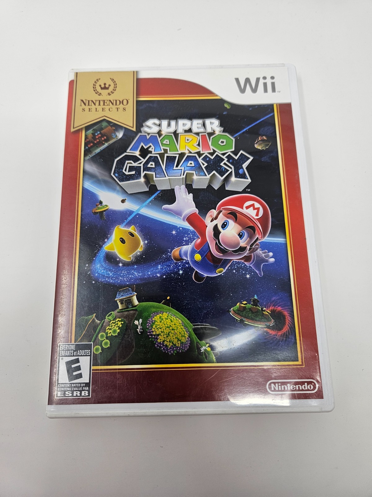 Nintendo Super Mario Galaxy Wii Game w/ Case & Manual (2007) E-Everyone – NTSC