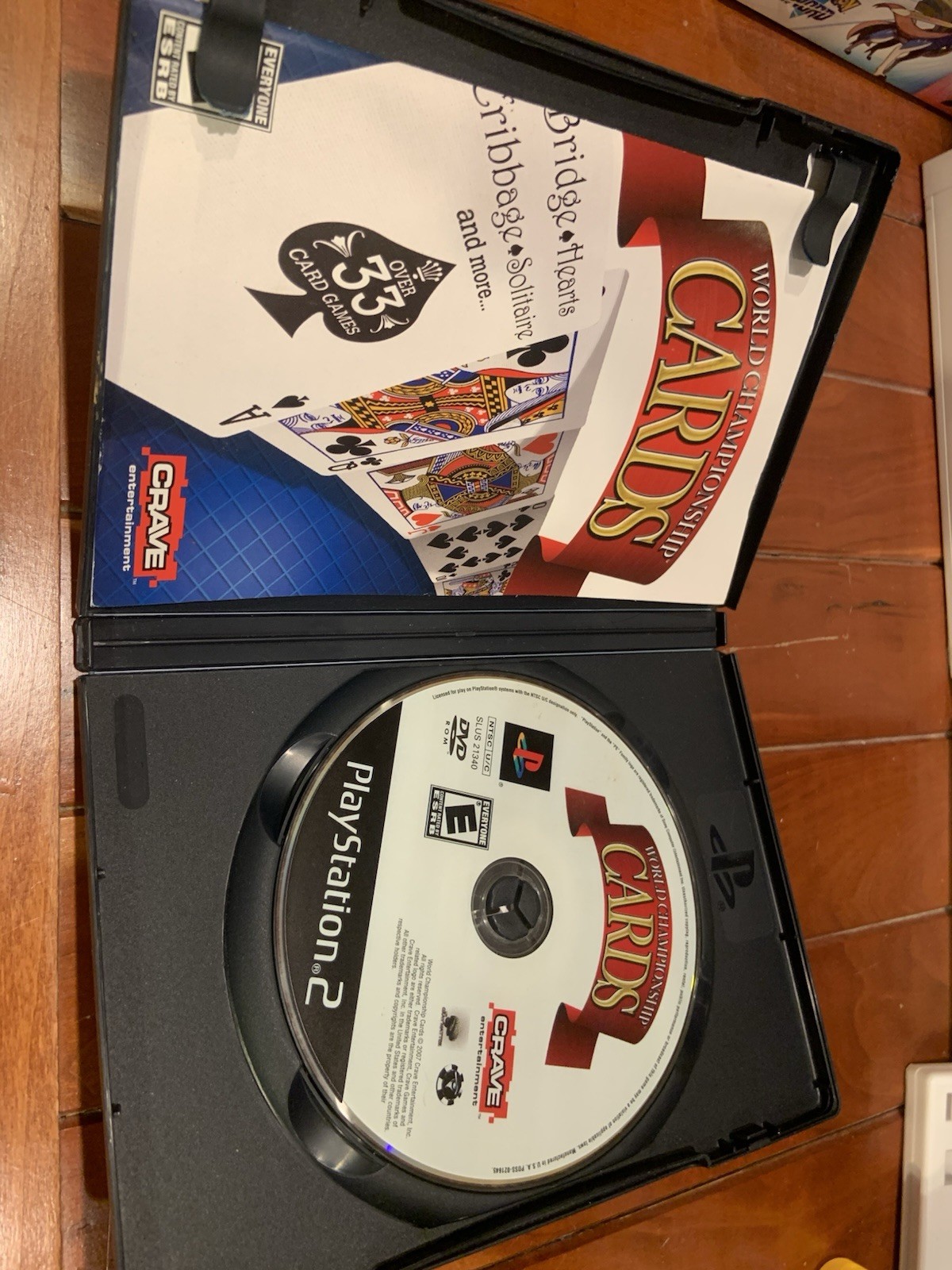 Crave World Championship Cards PS2 (2007) E NTSC-U/C Complete w Manual