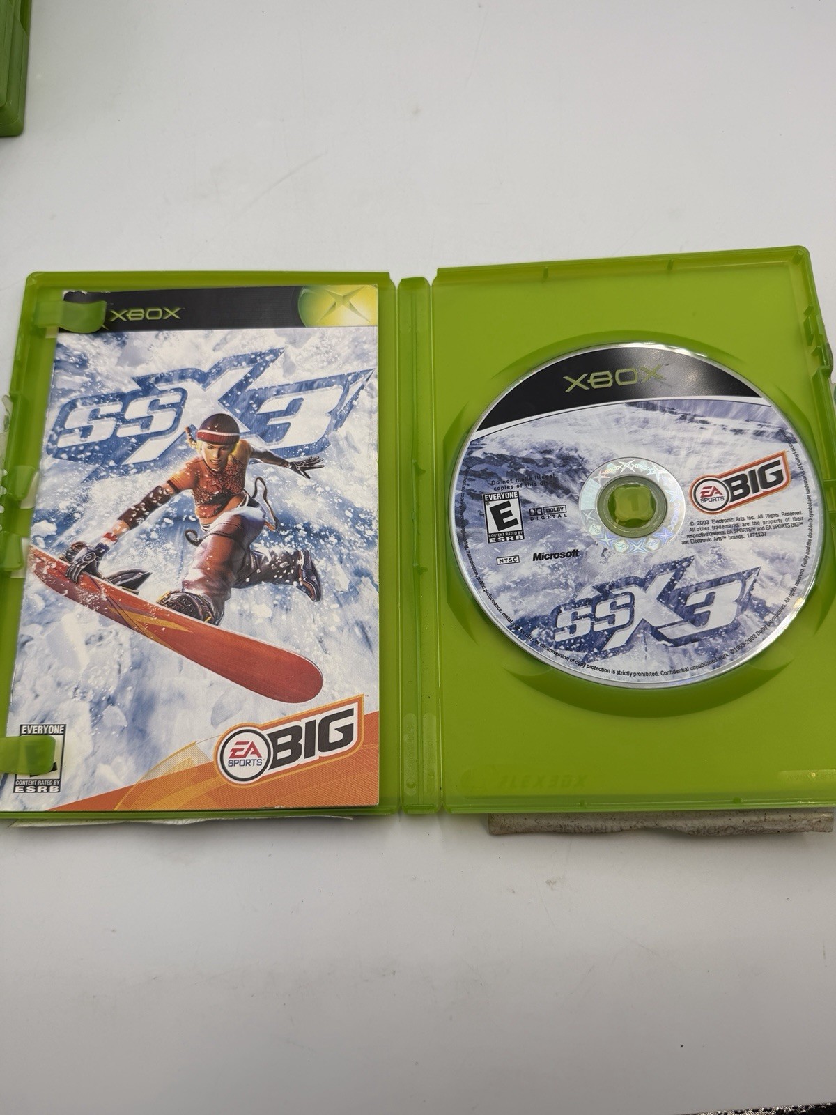 SSX 3 Microsoft Xbox 2003 Video Game Complete CIB