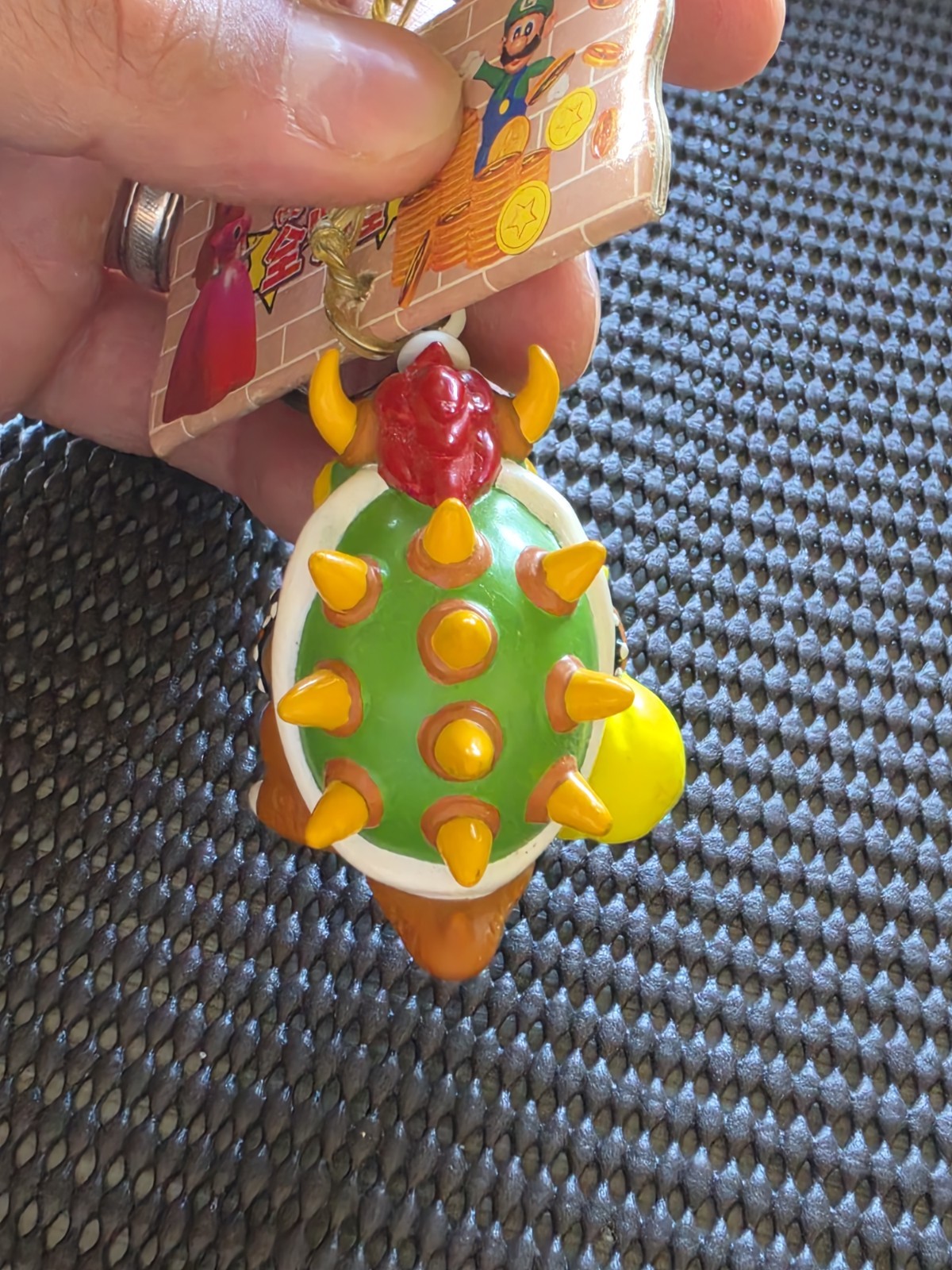 Vintage Nintendo Mario Party Keychain Figure N64 NES Rare Promo [BOWSER]