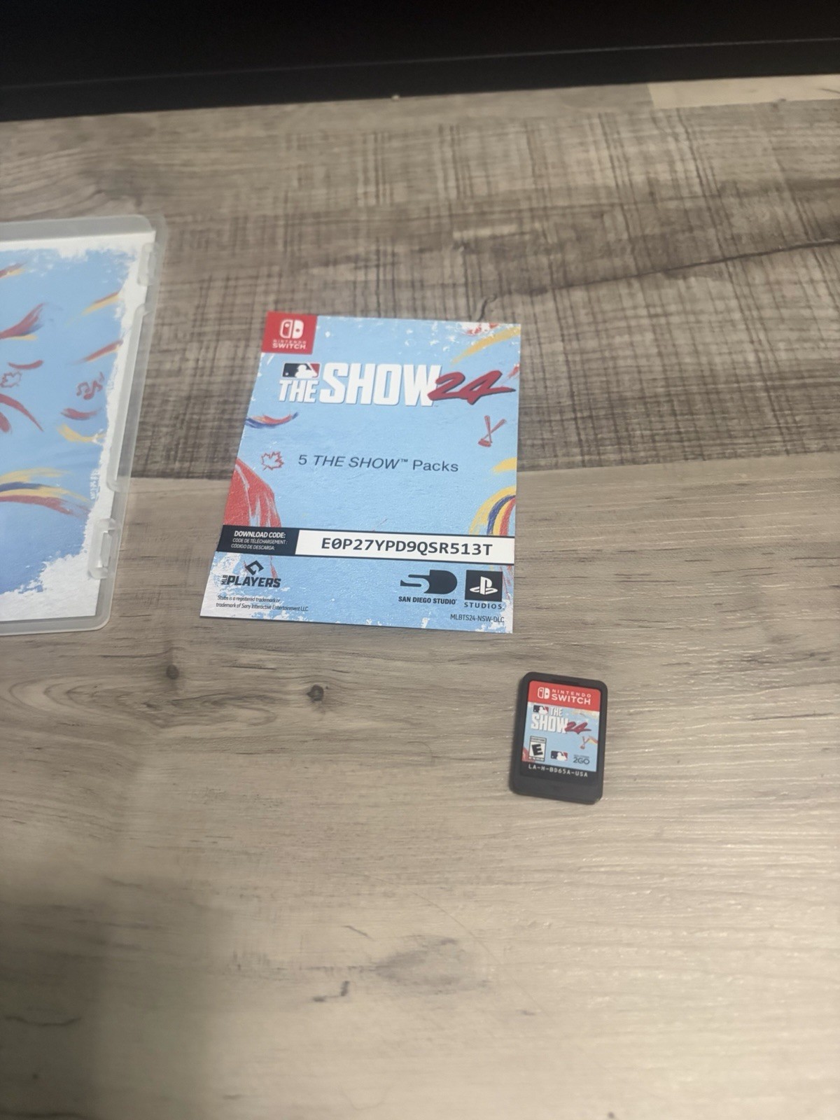 MLB The Show 24 Nintendo Switch Game With Case 2024